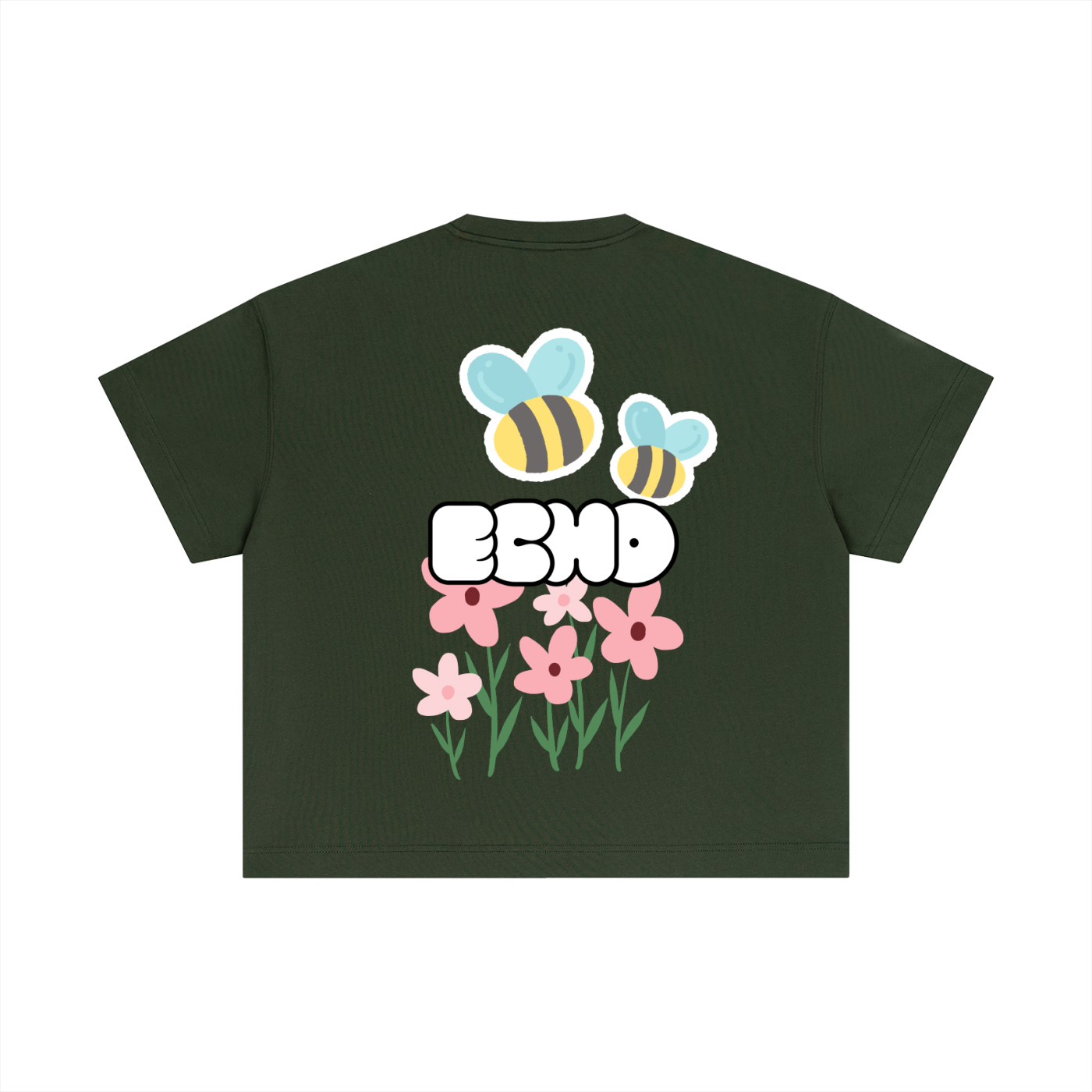 ECHO Boxy T-Shirt Spring Flowers