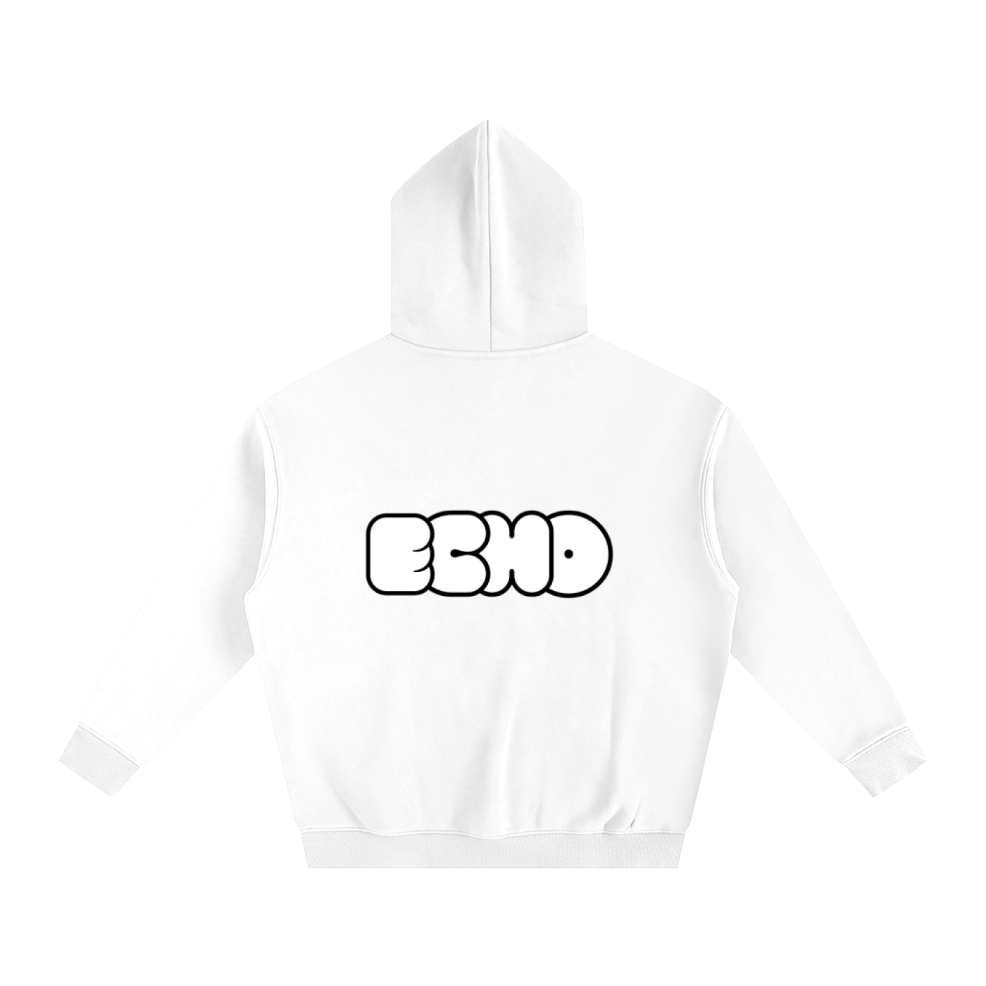 ECHO Oversized Fleeced Hoodie Basic