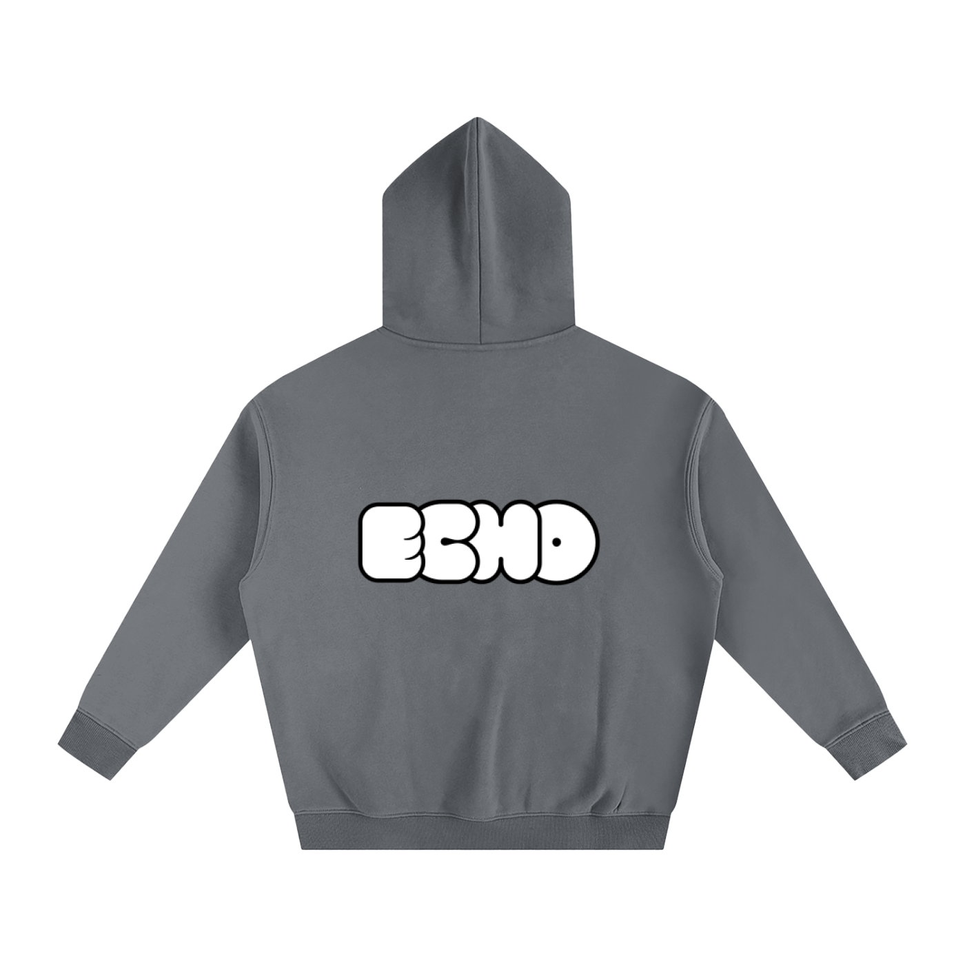 ECHO Oversized Fleeced Hoodie Basic
