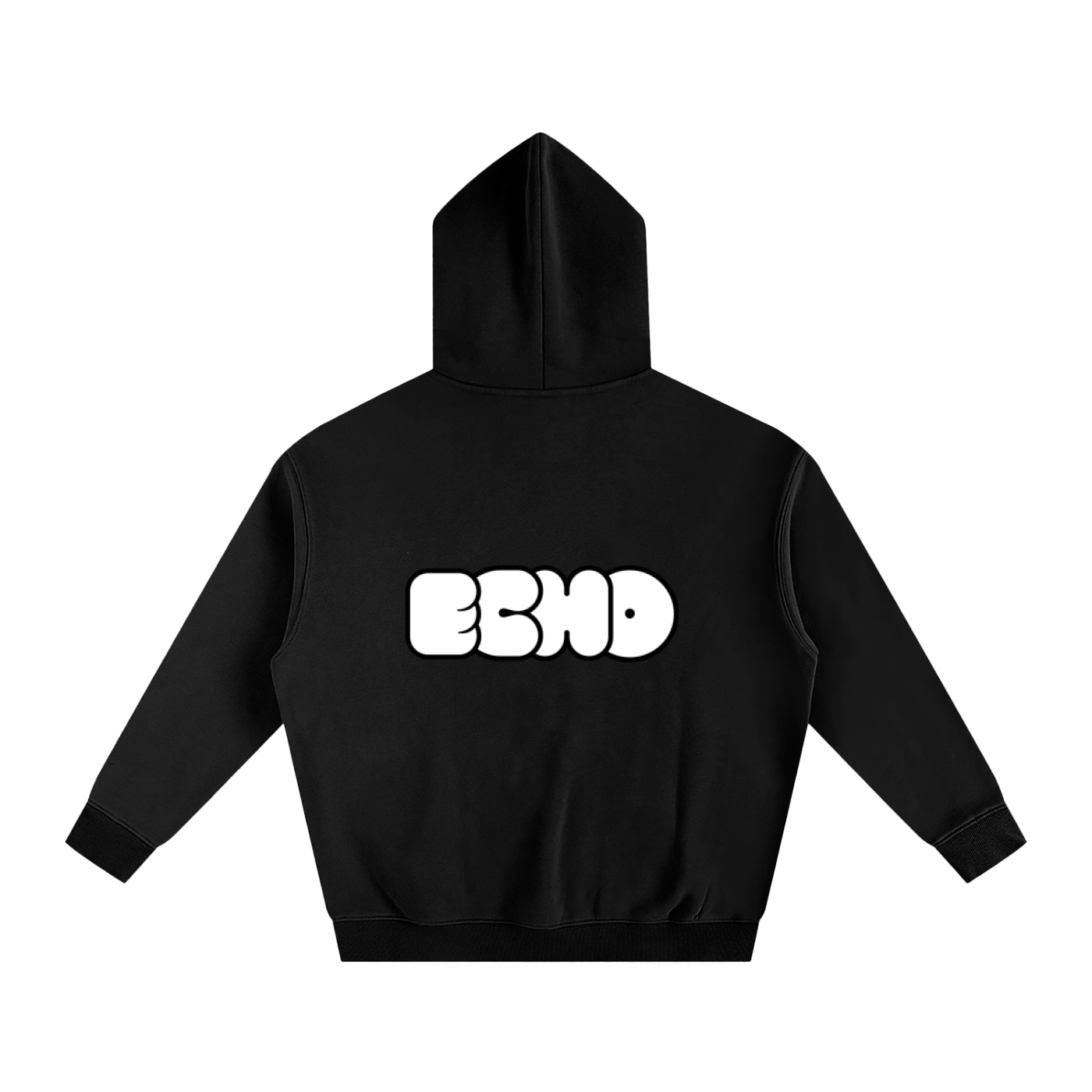 ECHO Oversized Fleeced Hoodie Basic