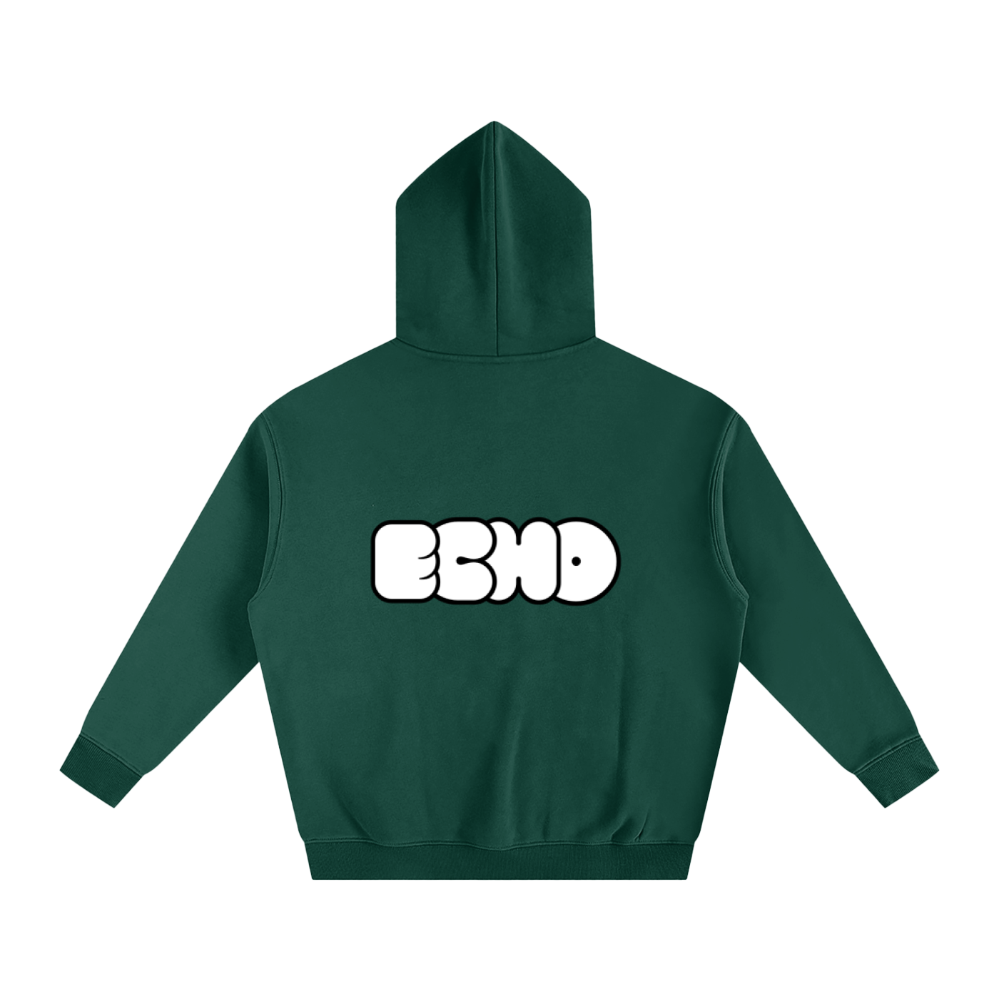 ECHO Oversized Fleeced Hoodie Basic