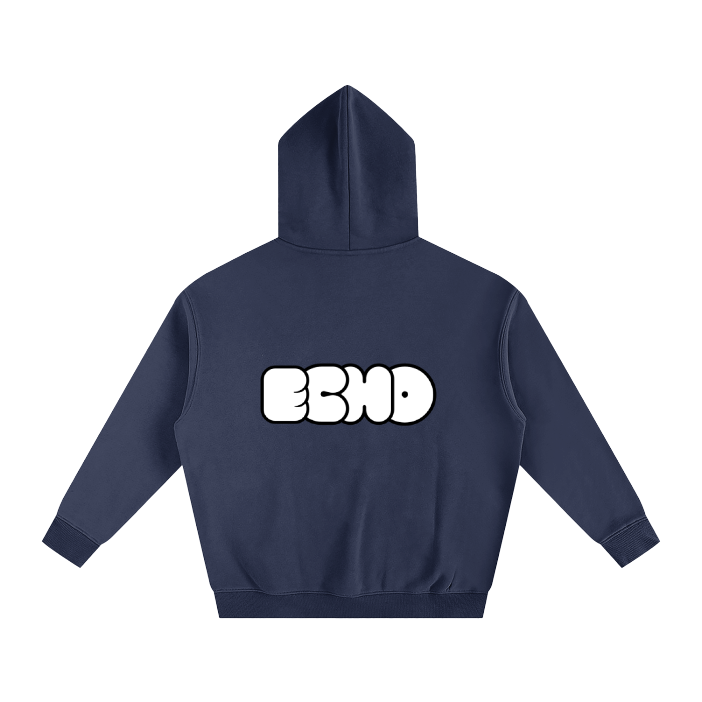 ECHO Oversized Fleeced Hoodie Basic