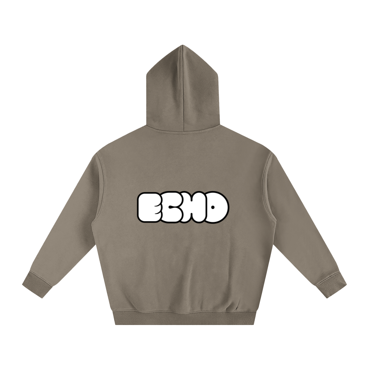 ECHO Oversized Fleeced Hoodie Basic