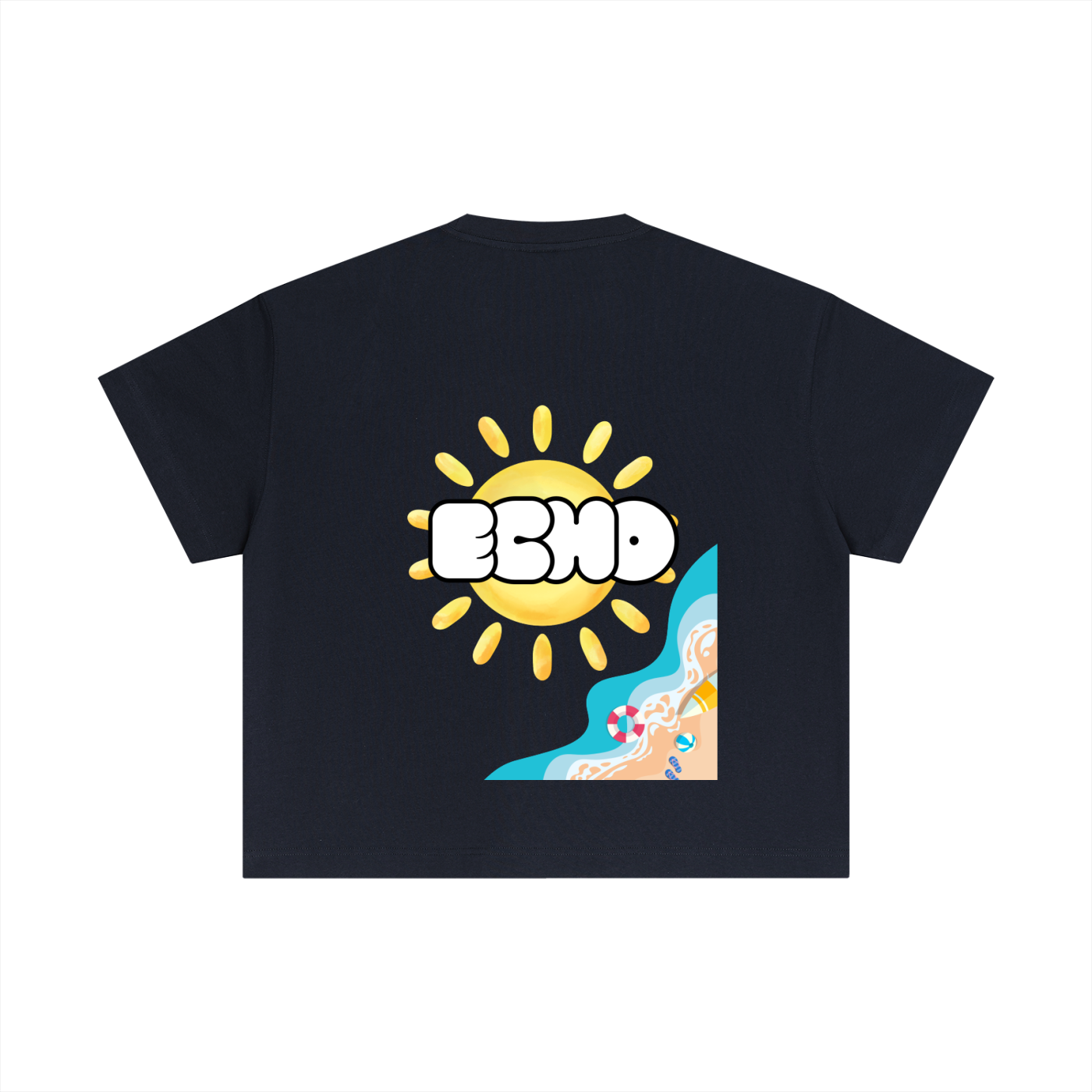 ECHO Boxy T-Shirt Waves