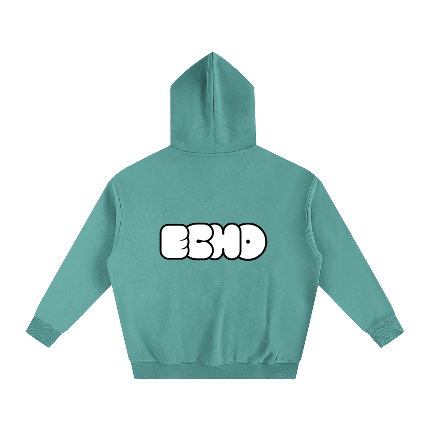 ECHO Oversized Fleeced Hoodie Basic
