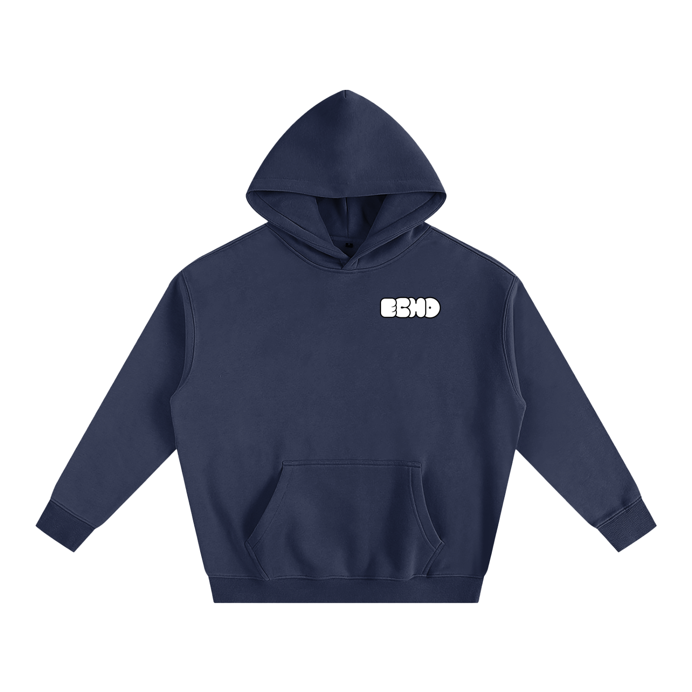 ECHO Oversized Fleeced Hoodie Waves
