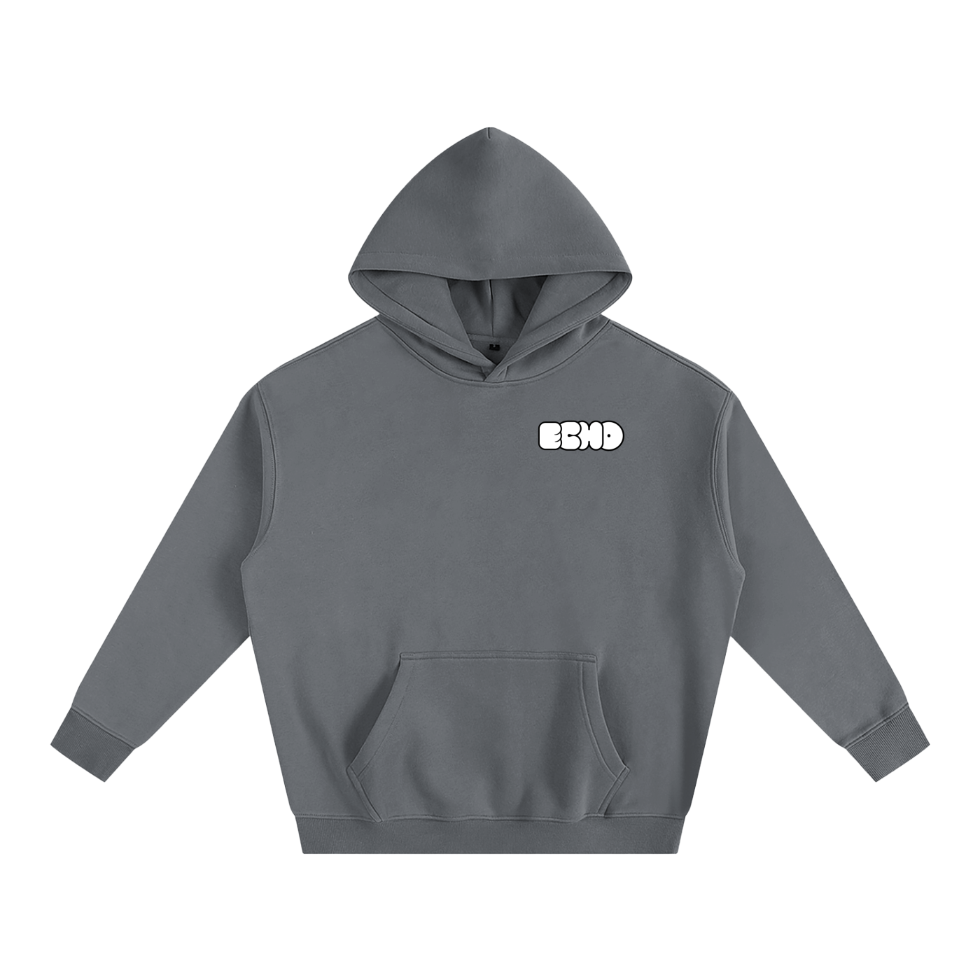 ECHO Oversized Fleeced Hoodie Waves