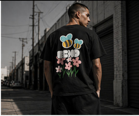 ECHO Boxy T-Shirt Spring Flowers