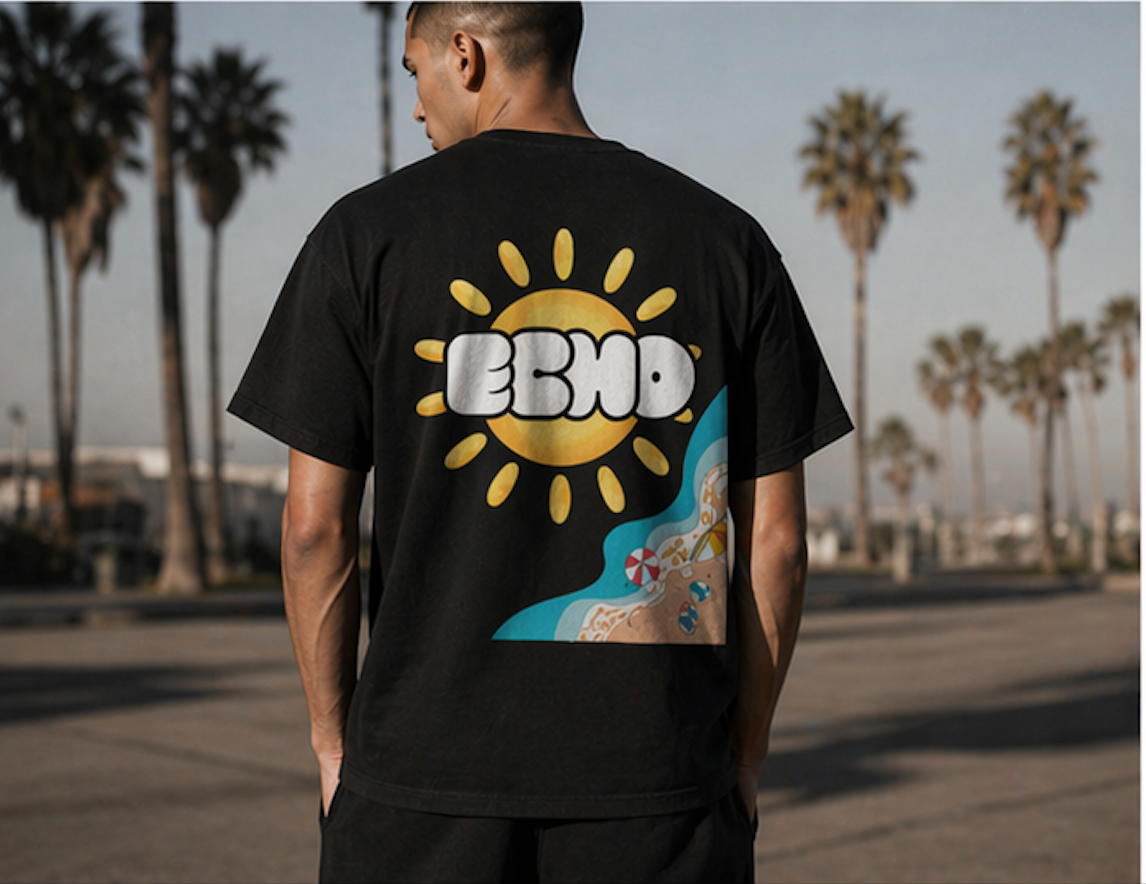 ECHO Boxy T-Shirt Waves