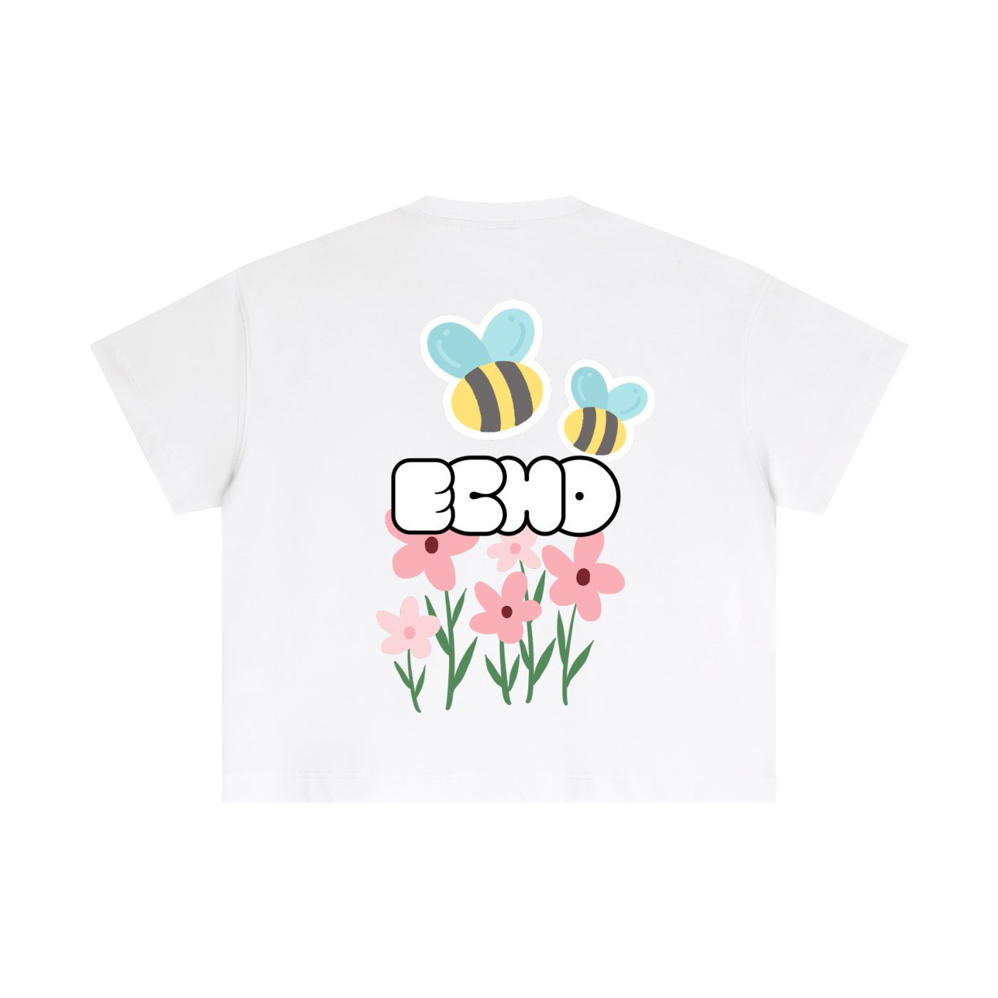 ECHO Boxy T-Shirt Spring Flowers