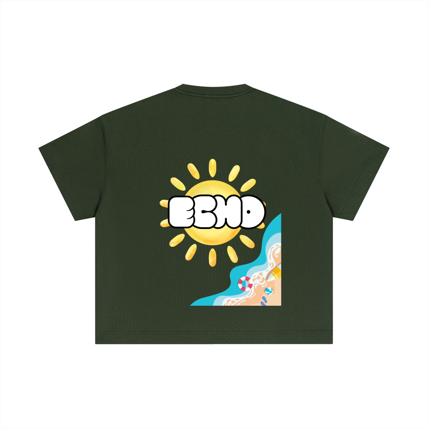 ECHO Boxy T-Shirt Waves