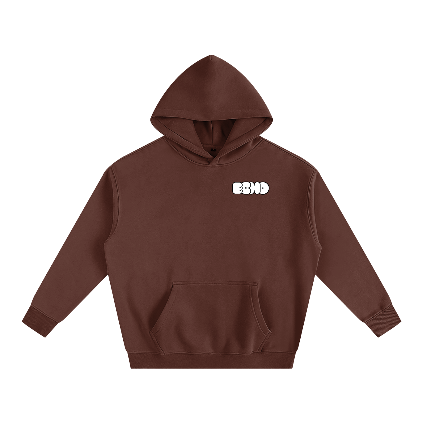 ECHO Oversized Fleeced Hoodie Waves