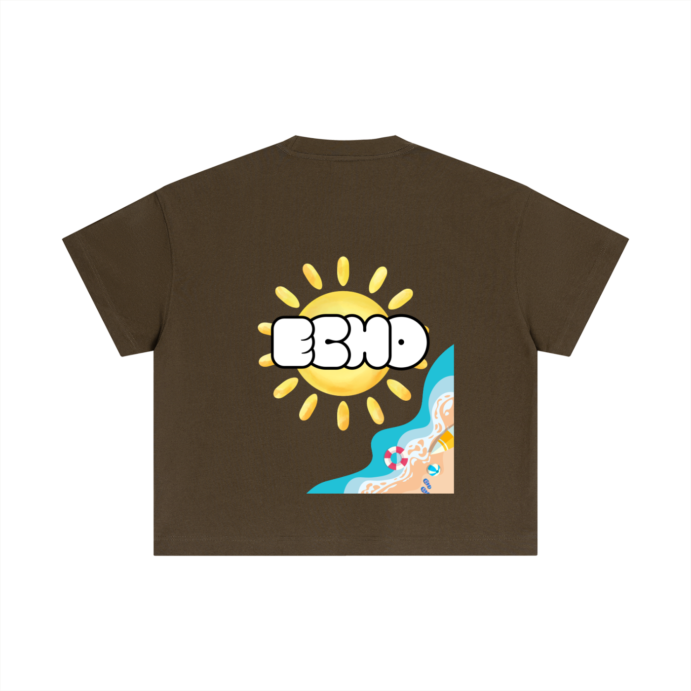 ECHO Boxy T-Shirt Waves