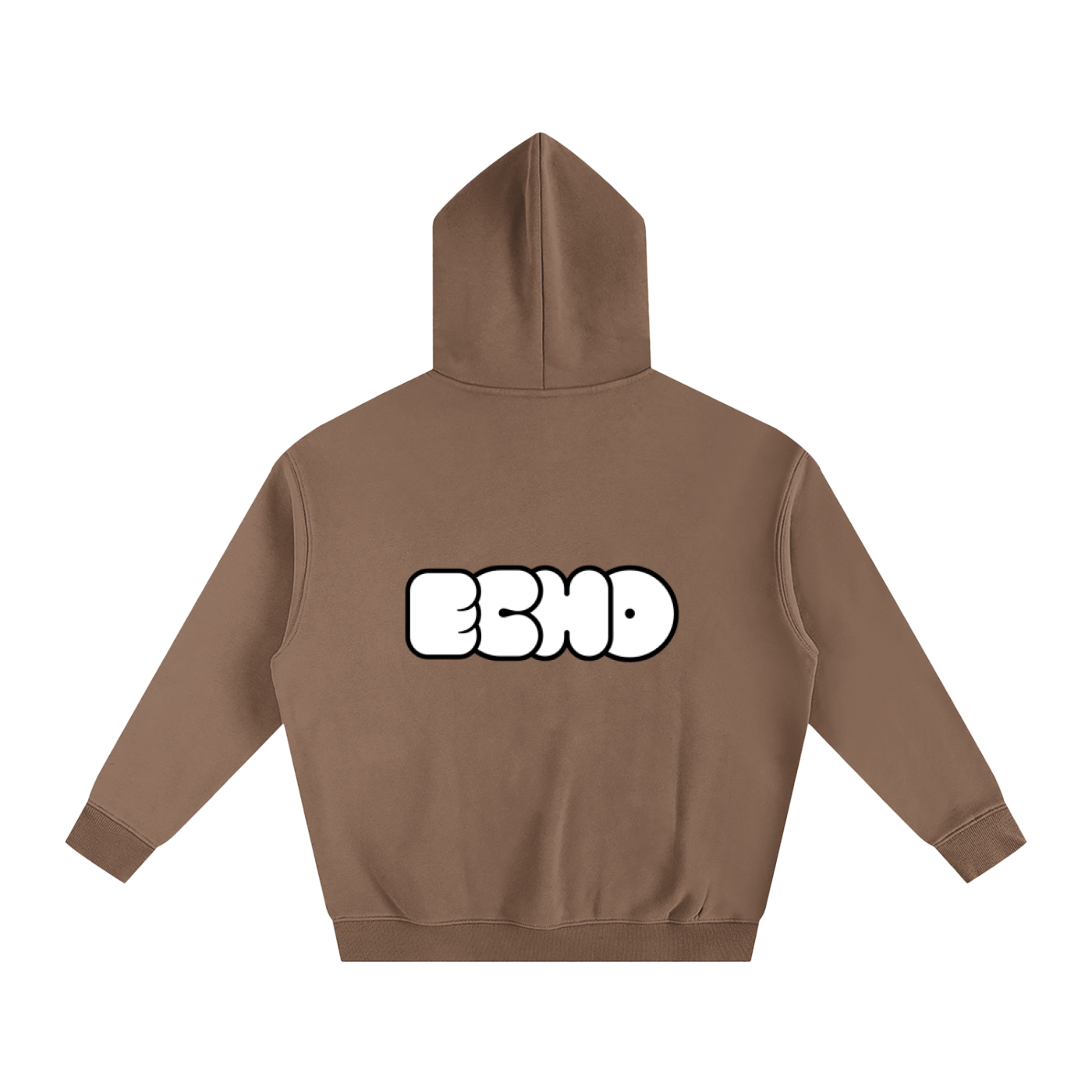 ECHO Oversized Fleeced Hoodie Basic