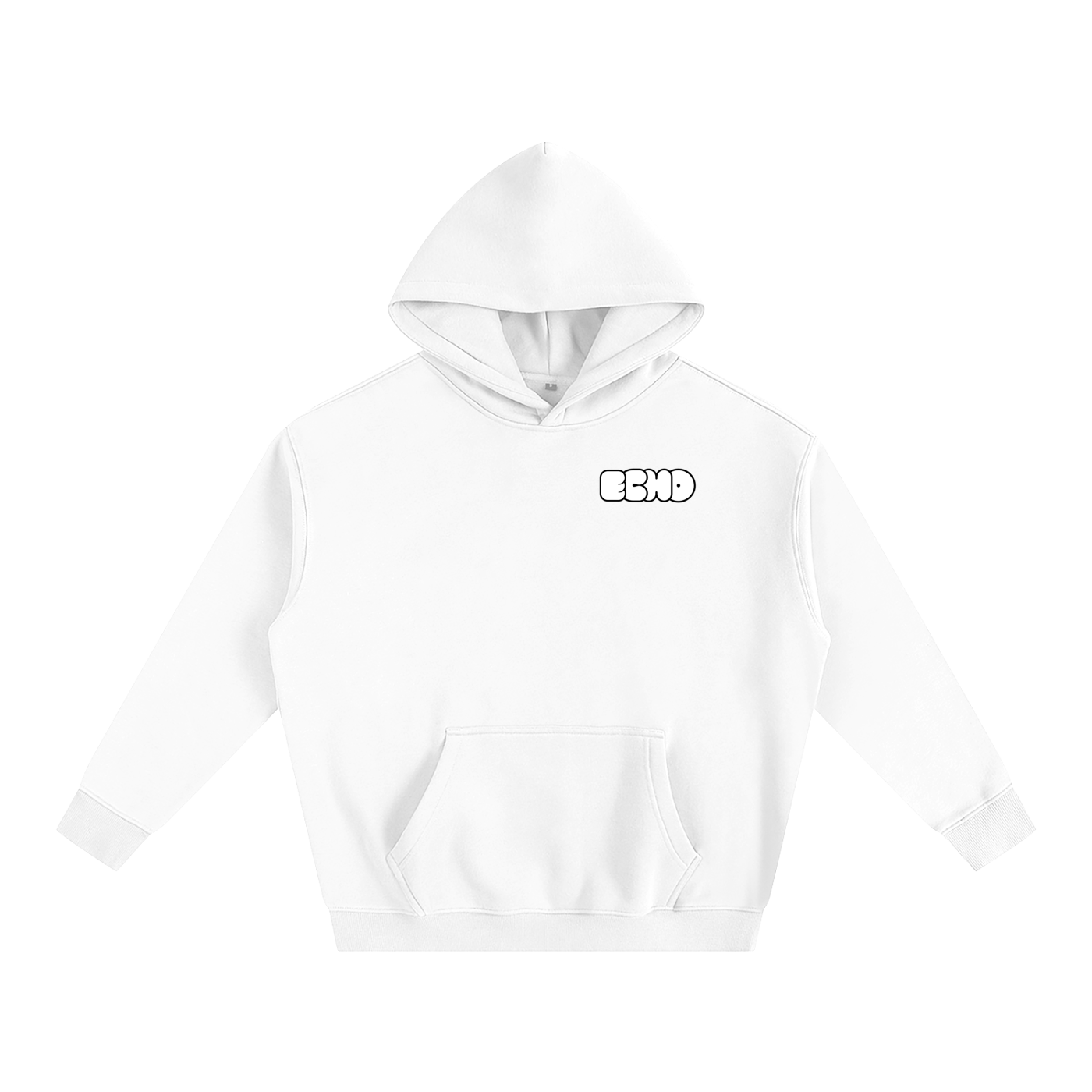 ECHO Oversized Fleeced Hoodie Basic