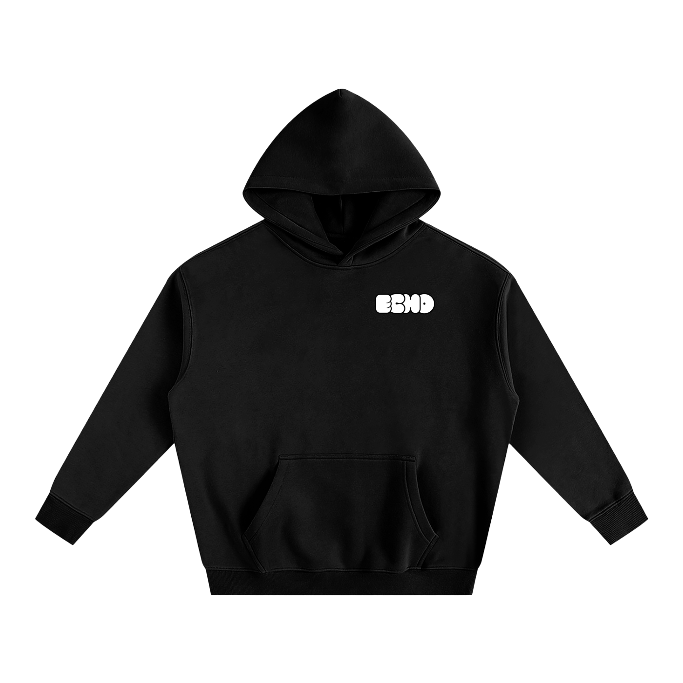 ECHO Oversized Fleeced Hoodie Basic